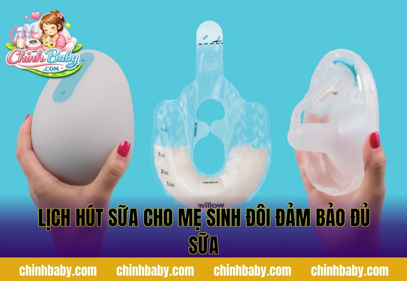 lịch hút sữa cho mẹ sinh đôi đảm bảo đủ sữa