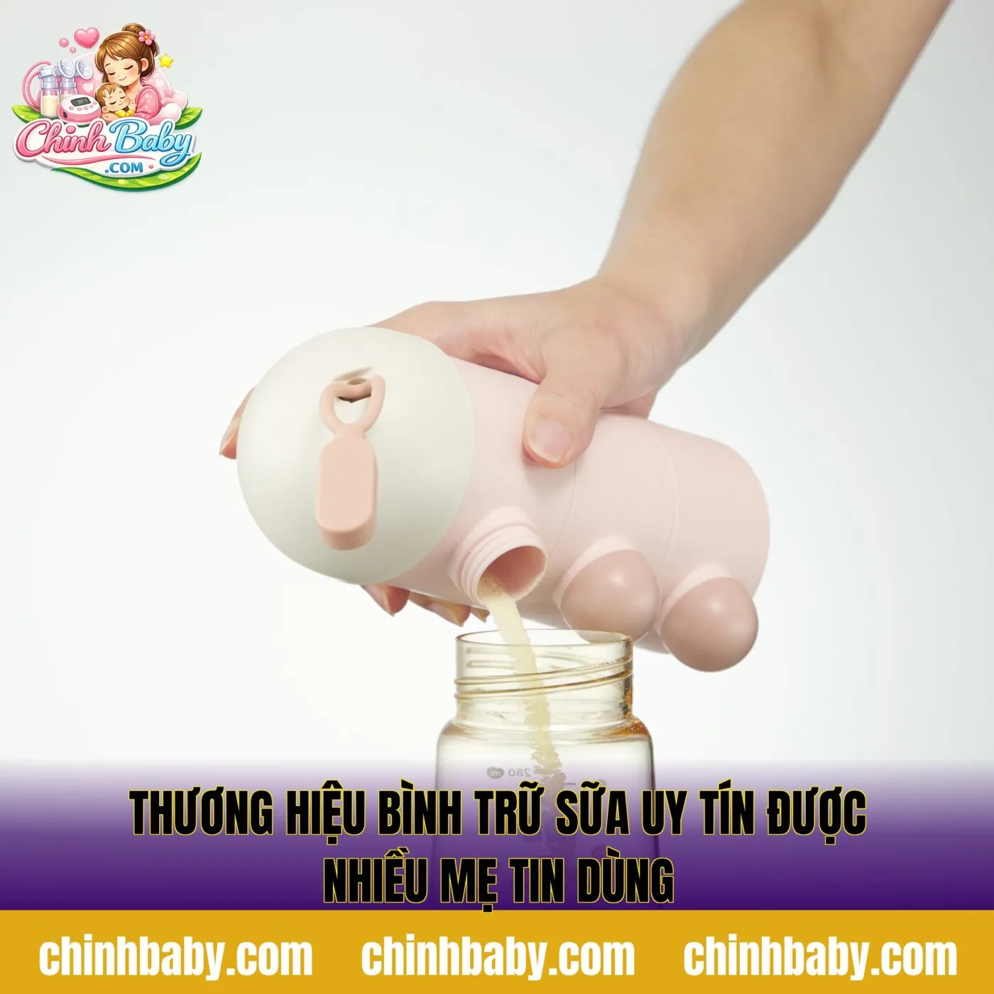 thương hiệu bình trữ sữa uy tín được nhiều mẹ tin dùng