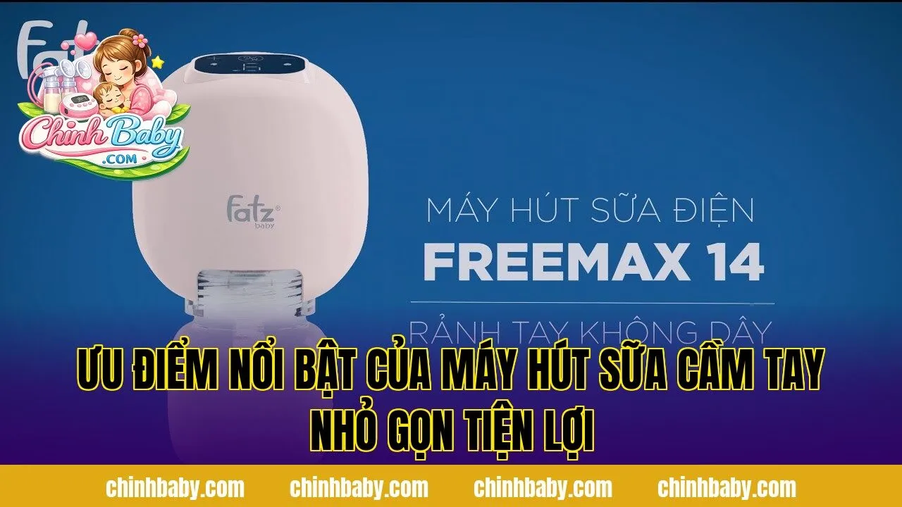 ưu điểm nổi bật của máy hút sữa cầm tay nhỏ gọn tiện lợi