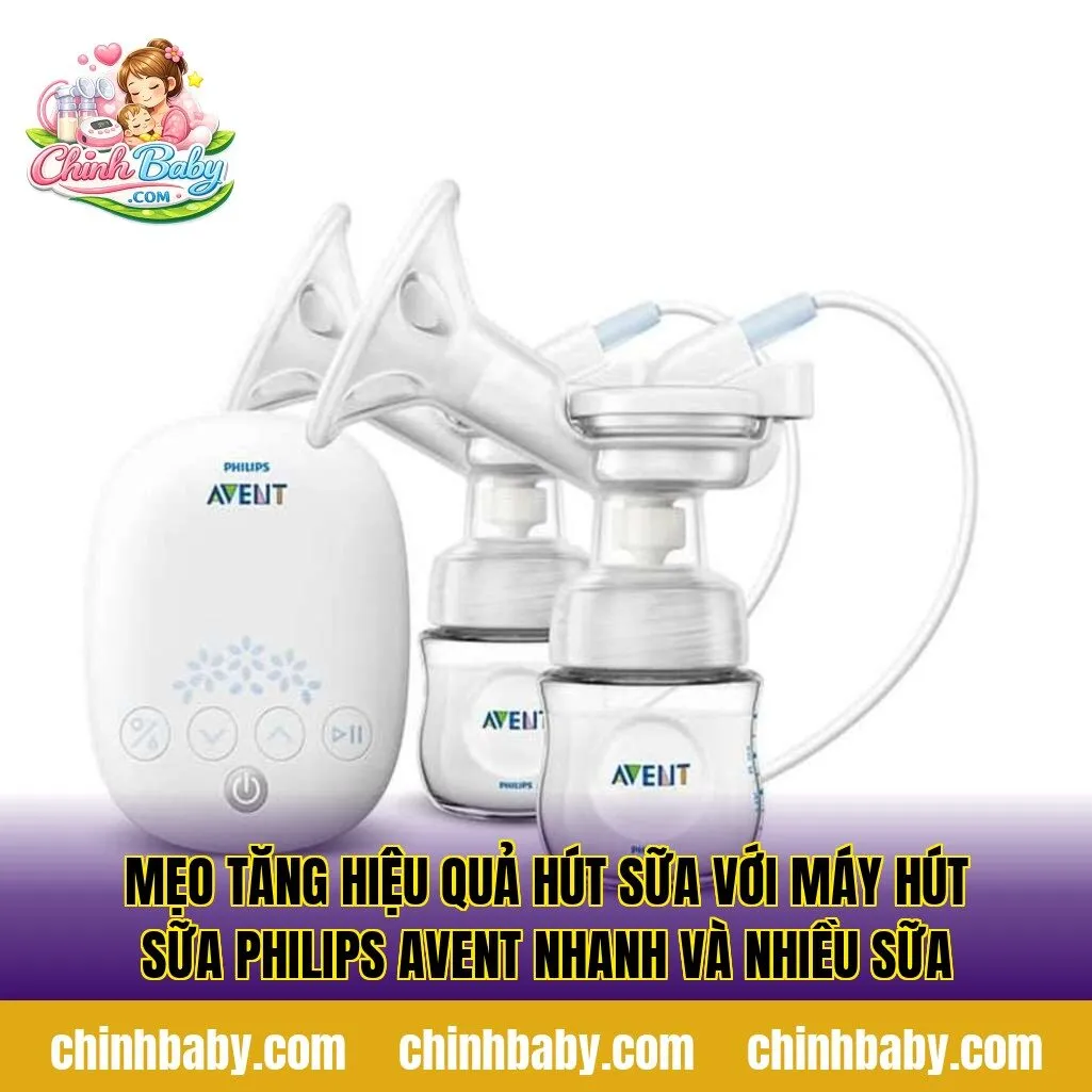 mẹo tăng hiệu quả hút sữa với máy hút sữa Philips Avent nhanh và nhiều sữa