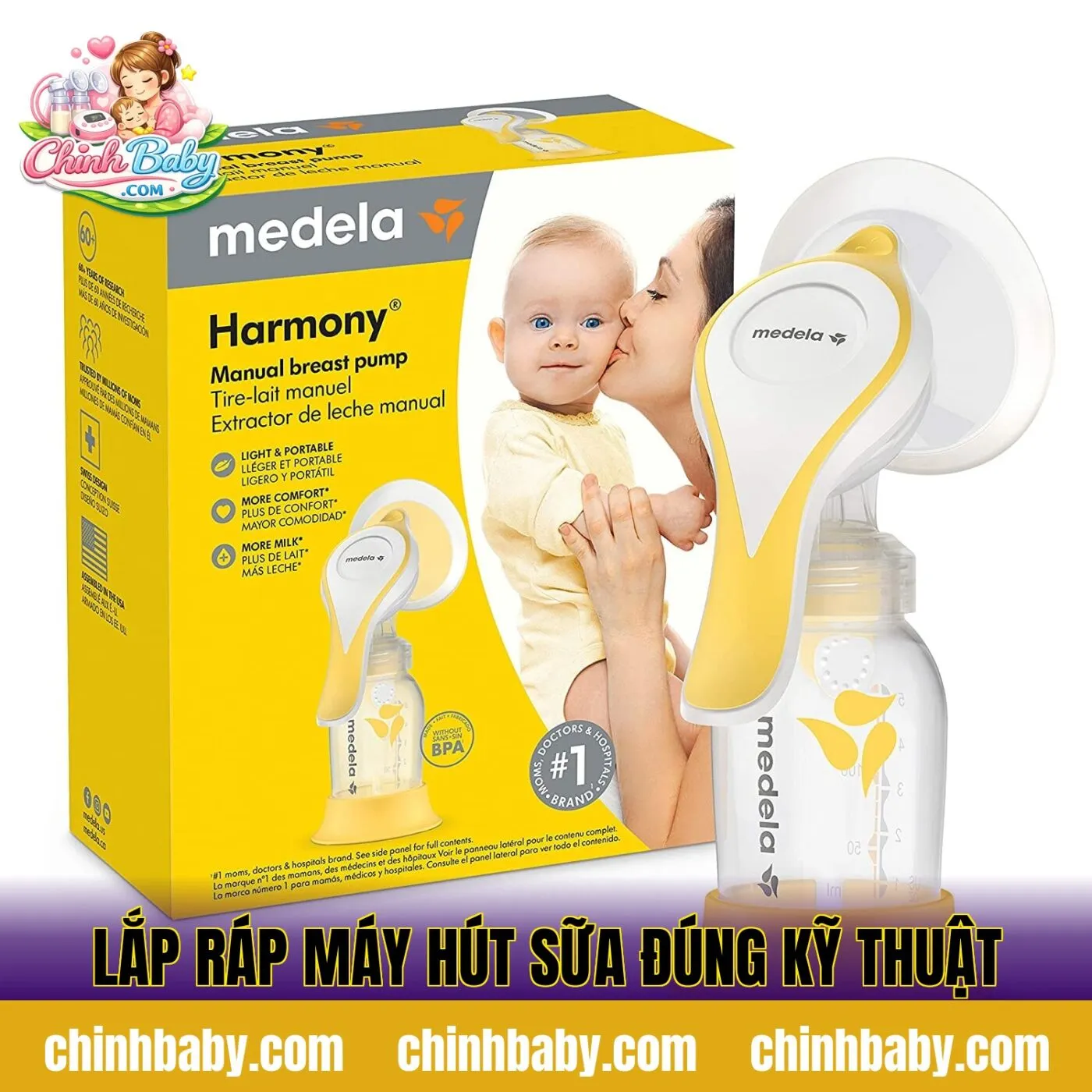 lắp ráp máy hút sữa đúng kỹ thuật