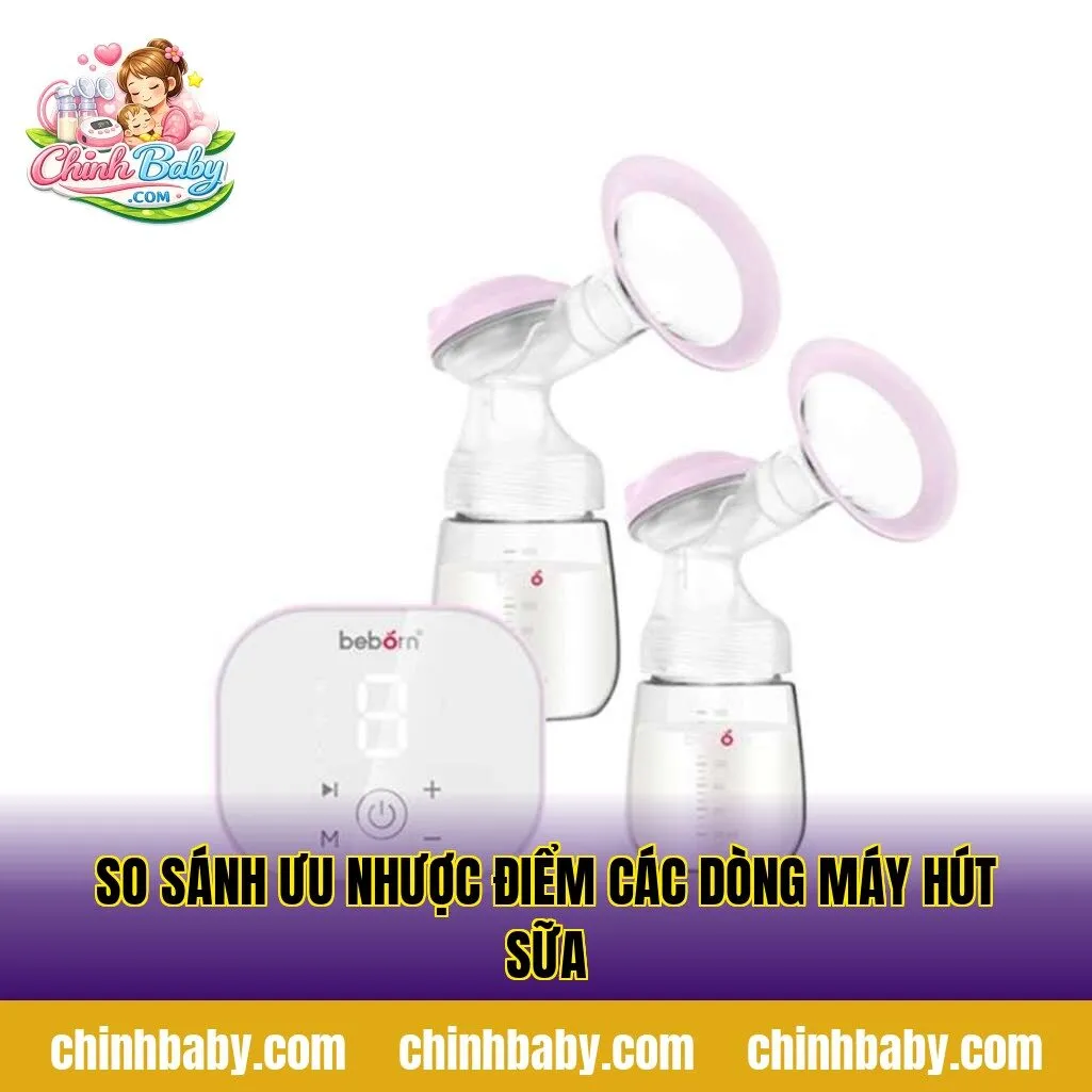 So sánh ưu nhược điểm các dòng máy hút sữa