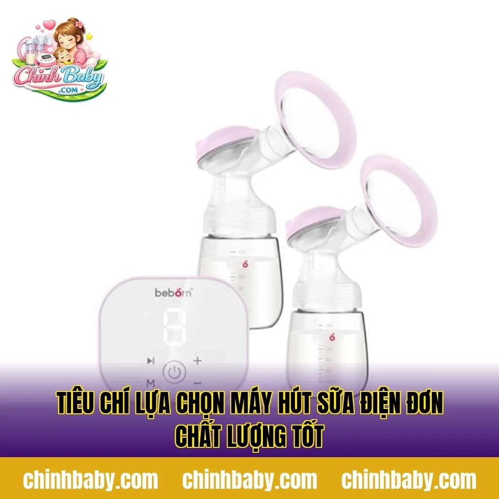 tiêu chí lựa chọn máy hút sữa điện đơn chất lượng tốt