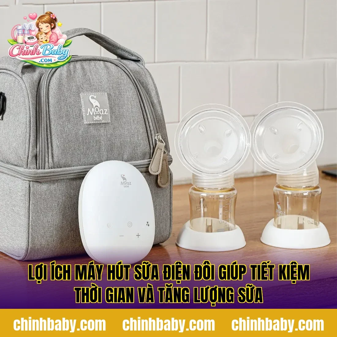lợi ích máy hút sữa điện đôi giúp tiết kiệm thời gian và tăng lượng sữa