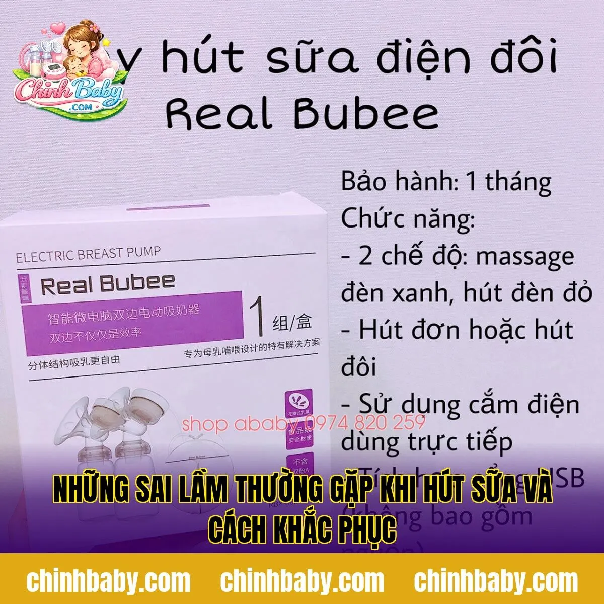 Những sai lầm thường gặp khi hút sữa và cách khắc phục