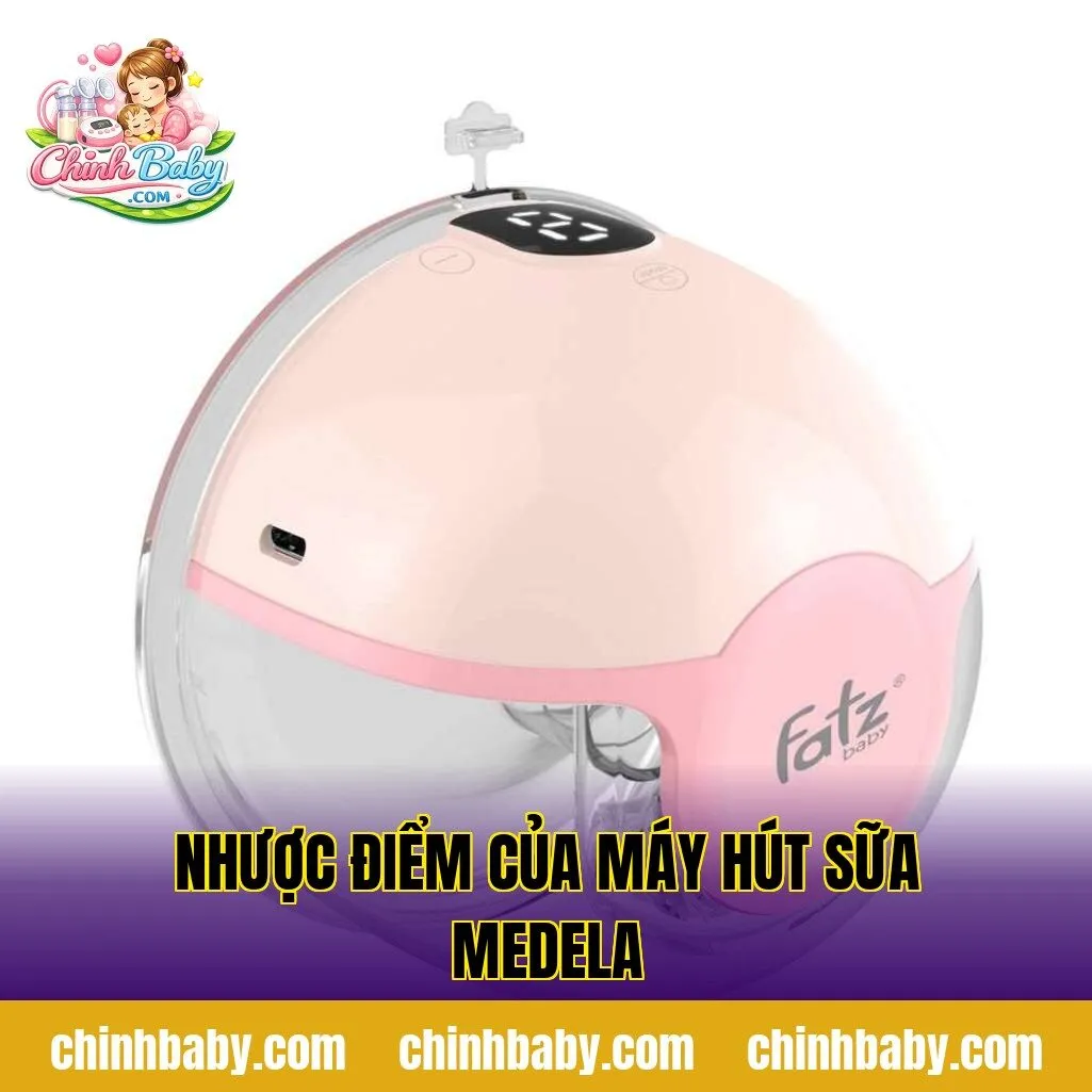 Nhược điểm của máy hút sữa Medela