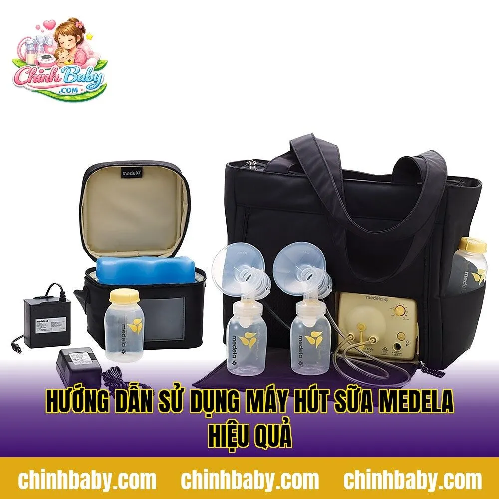 Hướng dẫn sử dụng máy hút sữa Medela hiệu quả