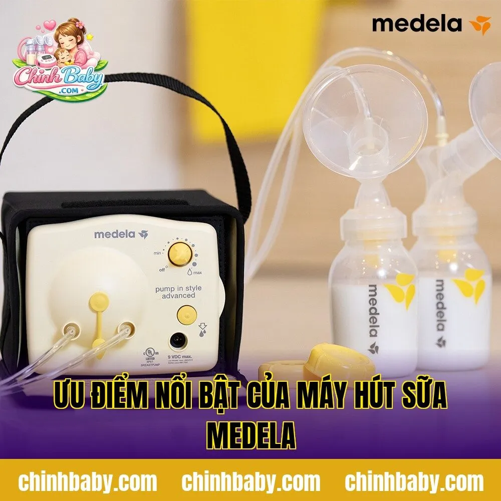 Ưu điểm nổi bật của máy hút sữa Medela