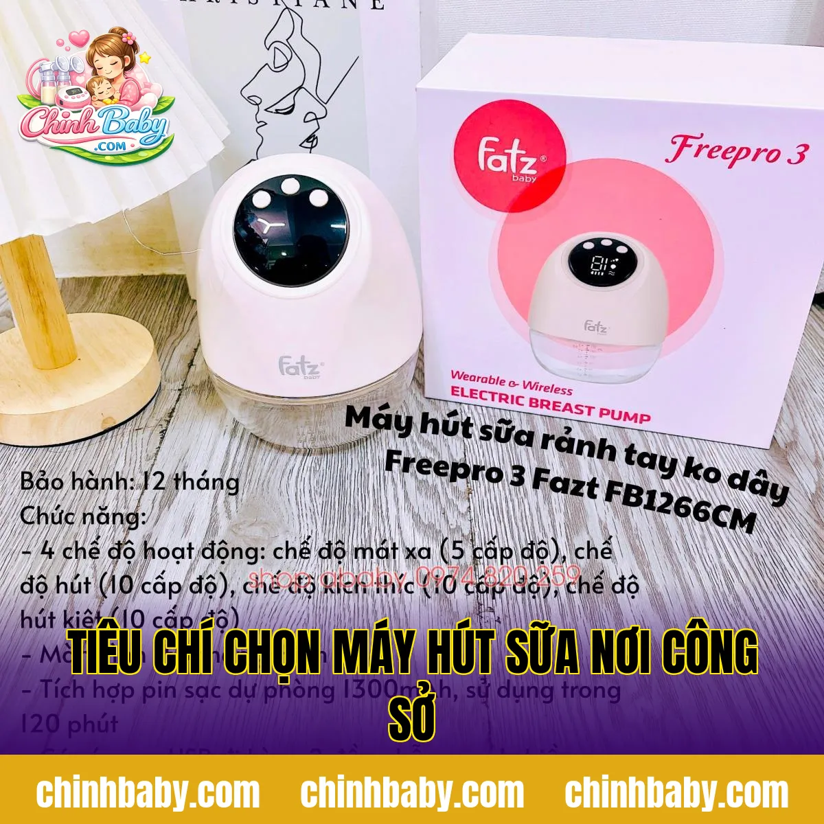 Tiêu chí chọn máy hút sữa nơi công sở