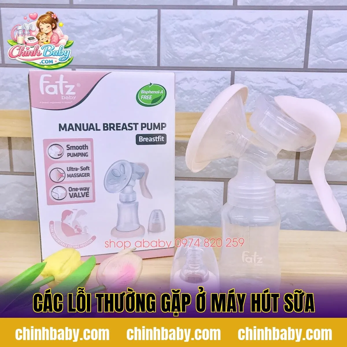 các lỗi thường gặp ở máy hút sữa