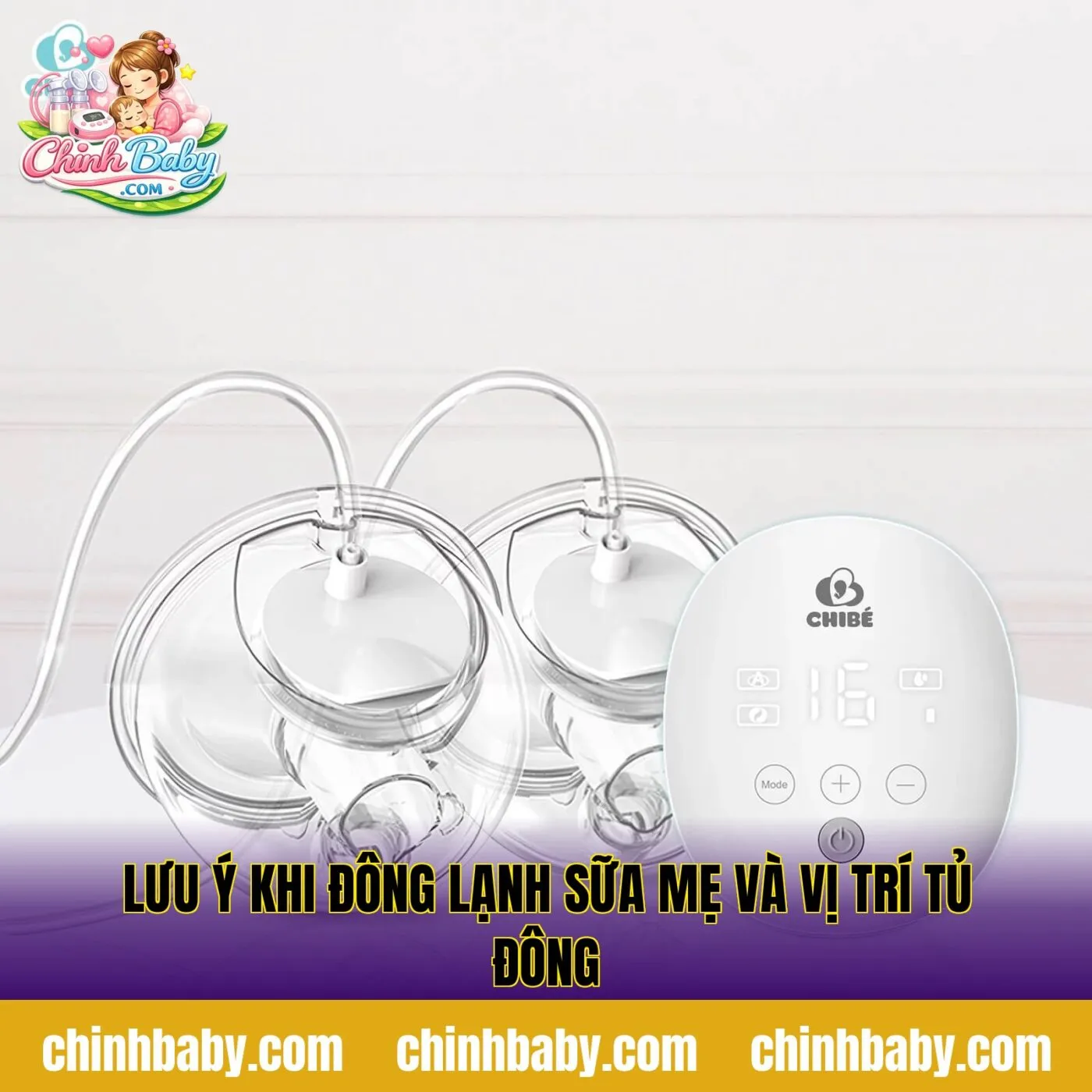 lưu ý khi đông lạnh sữa mẹ và vị trí tủ đông