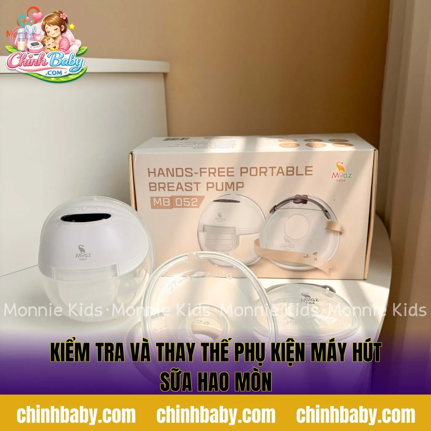 Kiểm tra và thay thế phụ kiện máy hút sữa hao mòn