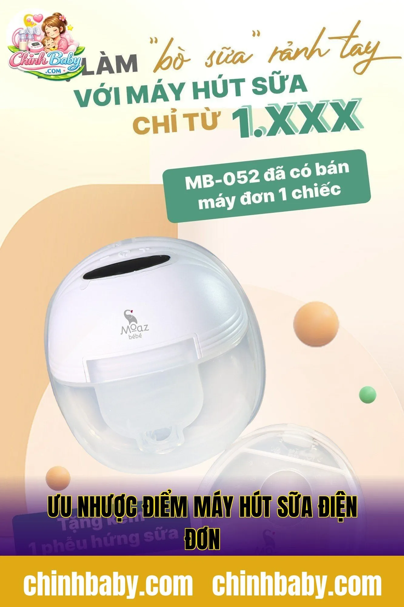 Ưu nhược điểm máy hút sữa điện đơn