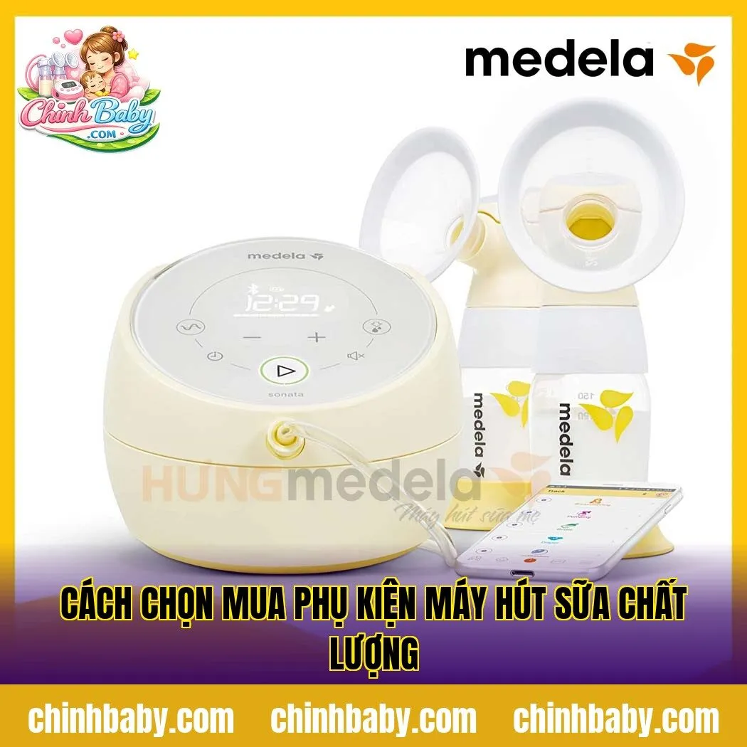 cách chọn mua phụ kiện máy hút sữa chất lượng