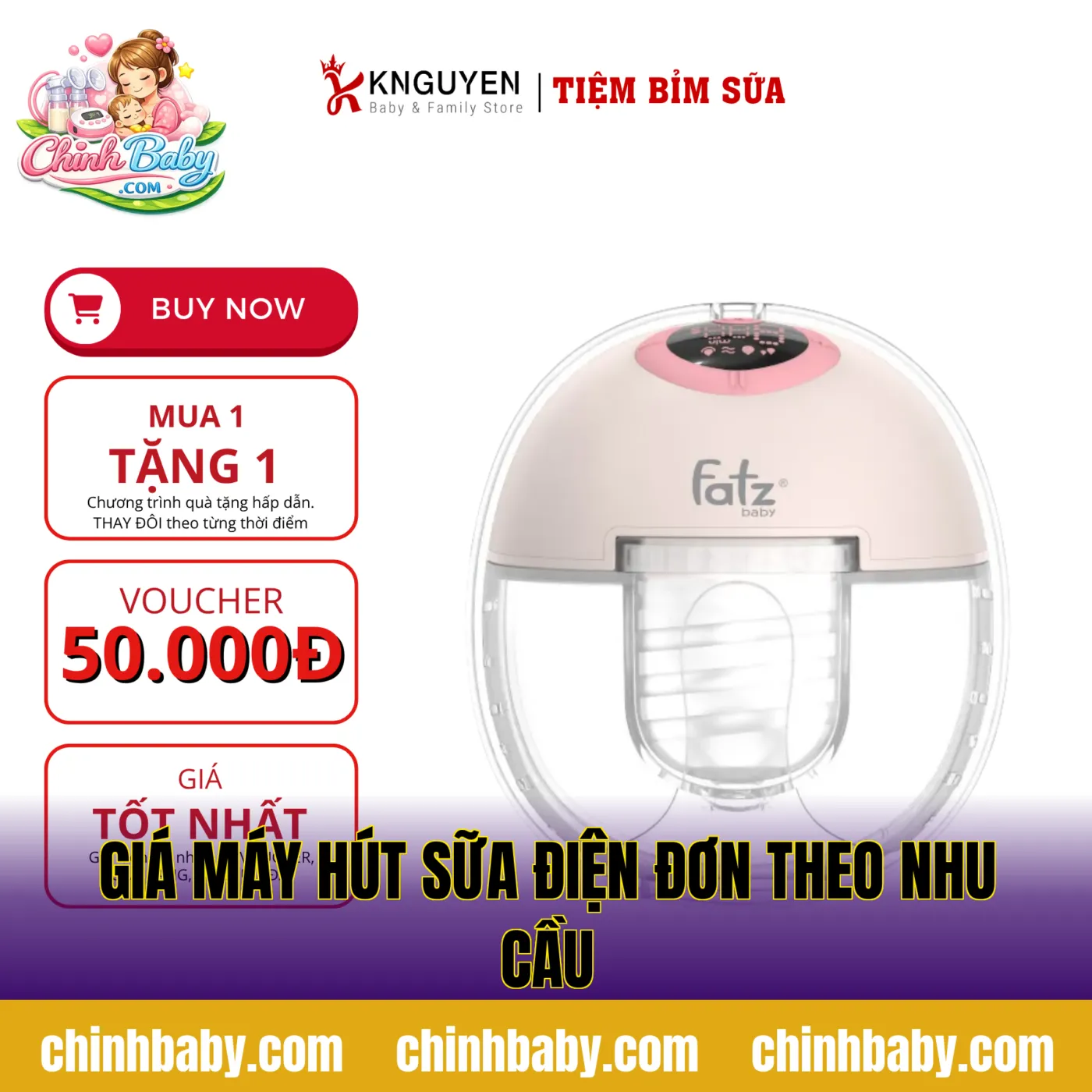 Giá máy hút sữa điện đơn theo nhu cầu