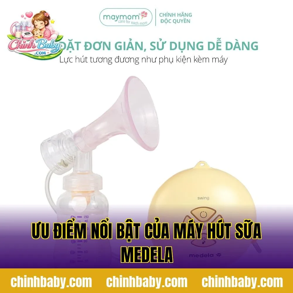 Ưu điểm nổi bật của máy hút sữa Medela
