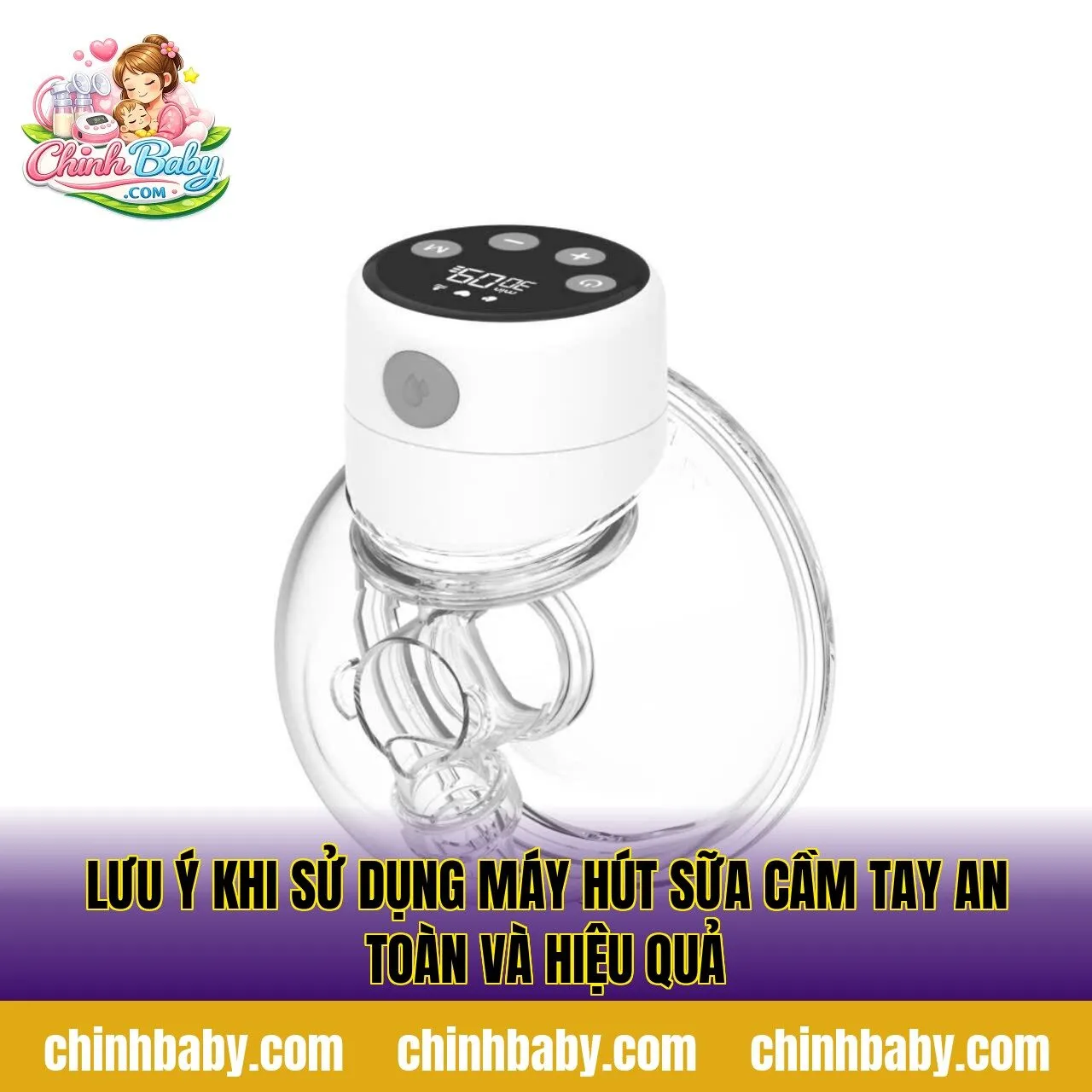 lưu ý khi sử dụng máy hút sữa cầm tay an toàn và hiệu quả