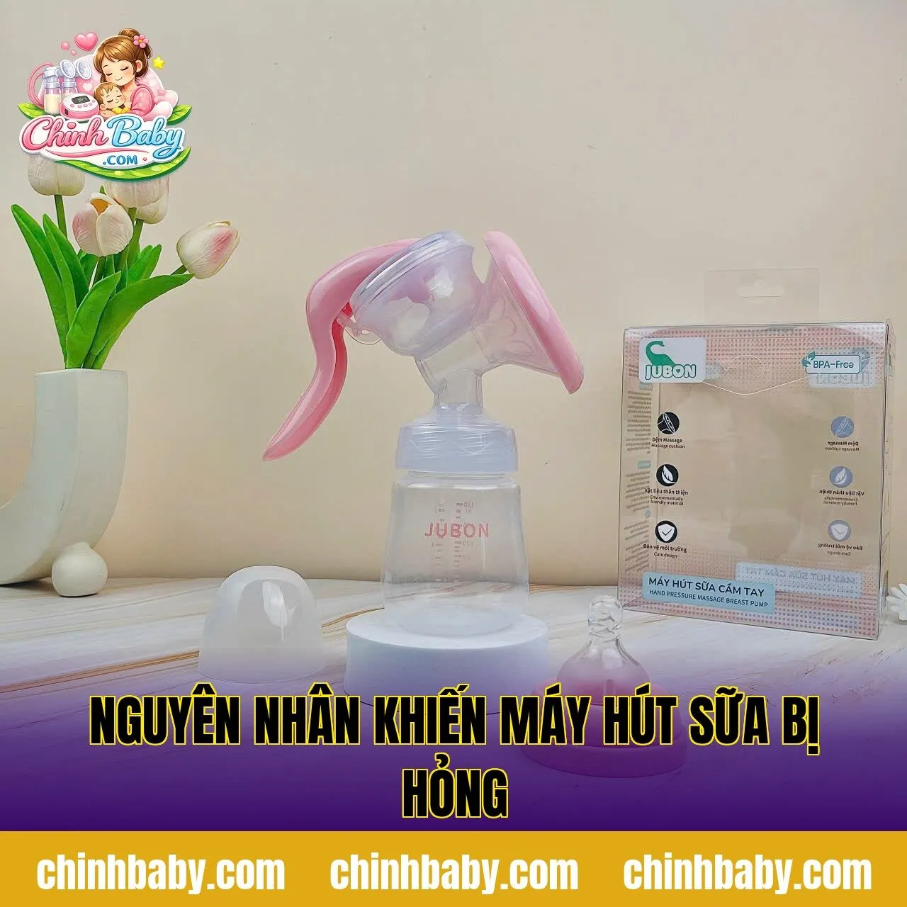 nguyên nhân khiến máy hút sữa bị hỏng