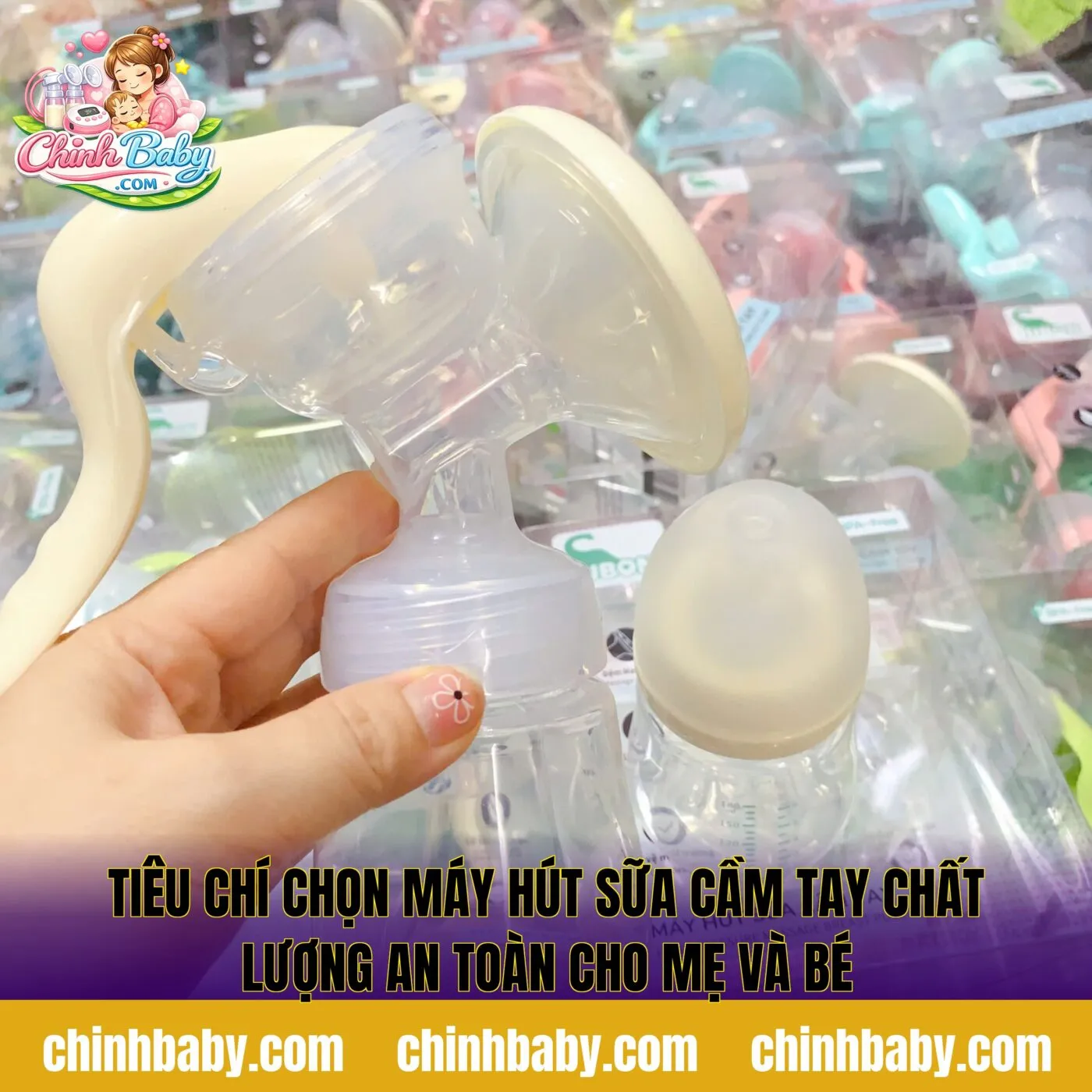 tiêu chí chọn máy hút sữa cầm tay chất lượng an toàn cho mẹ và bé