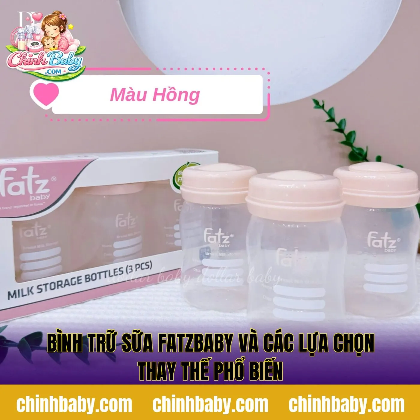 bình trữ sữa Fatzbaby và các lựa chọn thay thế phổ biến