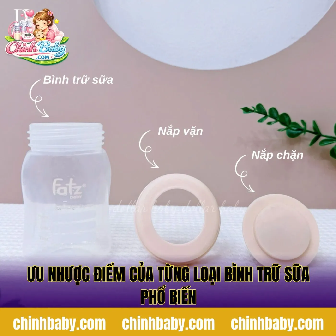 ưu nhược điểm của từng loại bình trữ sữa phổ biến