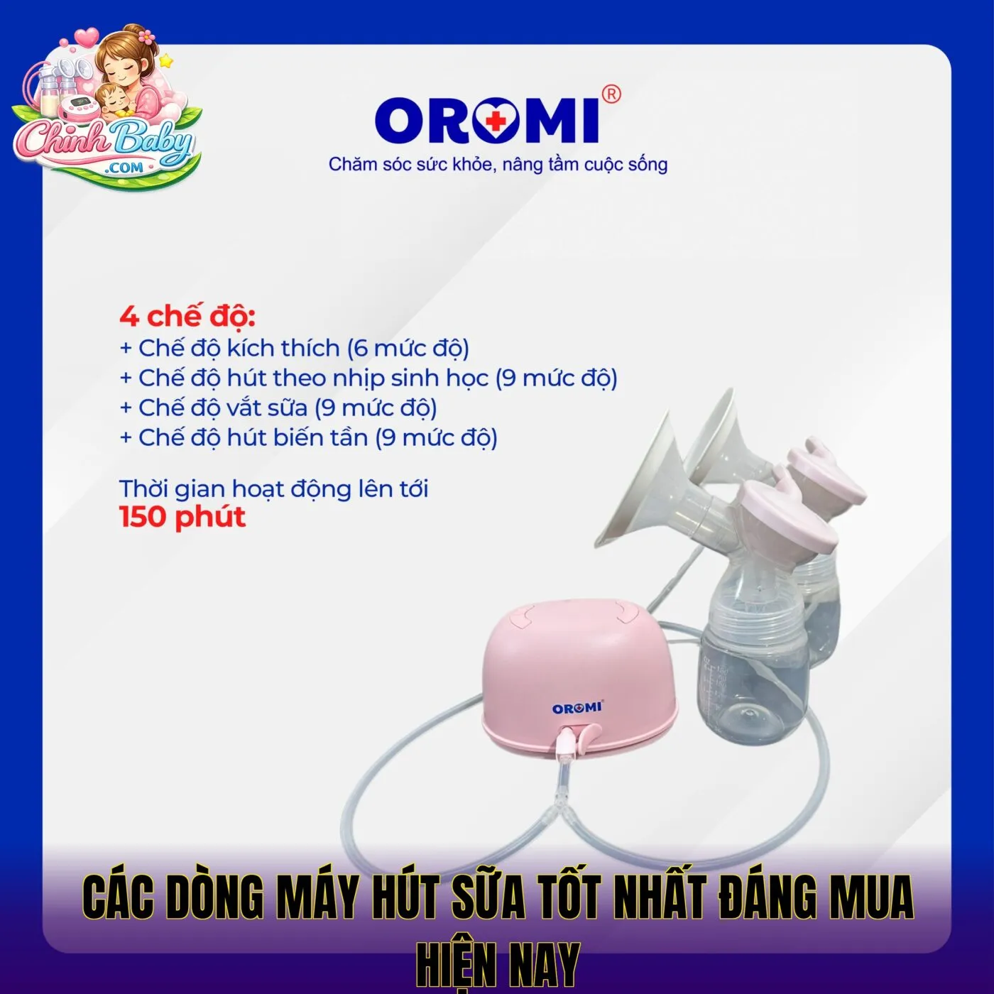 các dòng máy hút sữa tốt nhất đáng mua hiện nay
