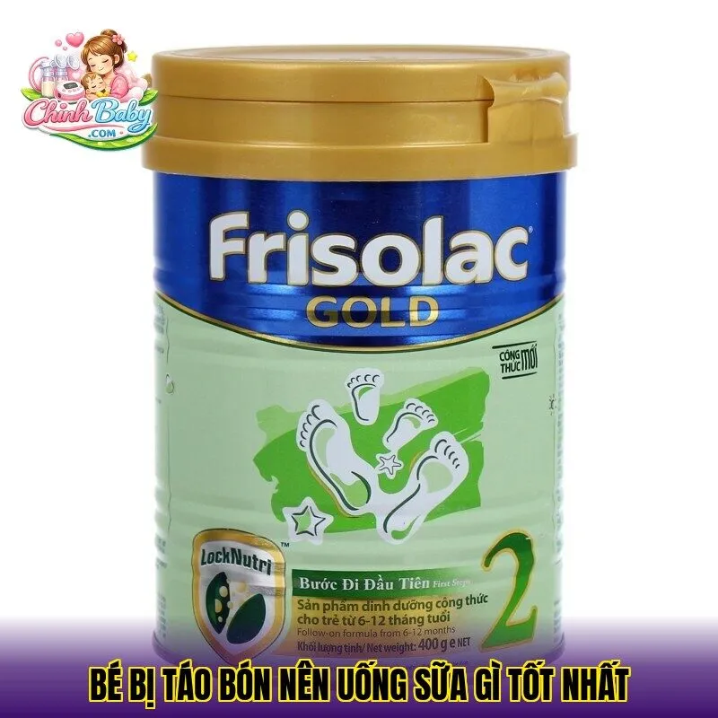 Bé bị táo bón nên uống sữa gì tốt nhất