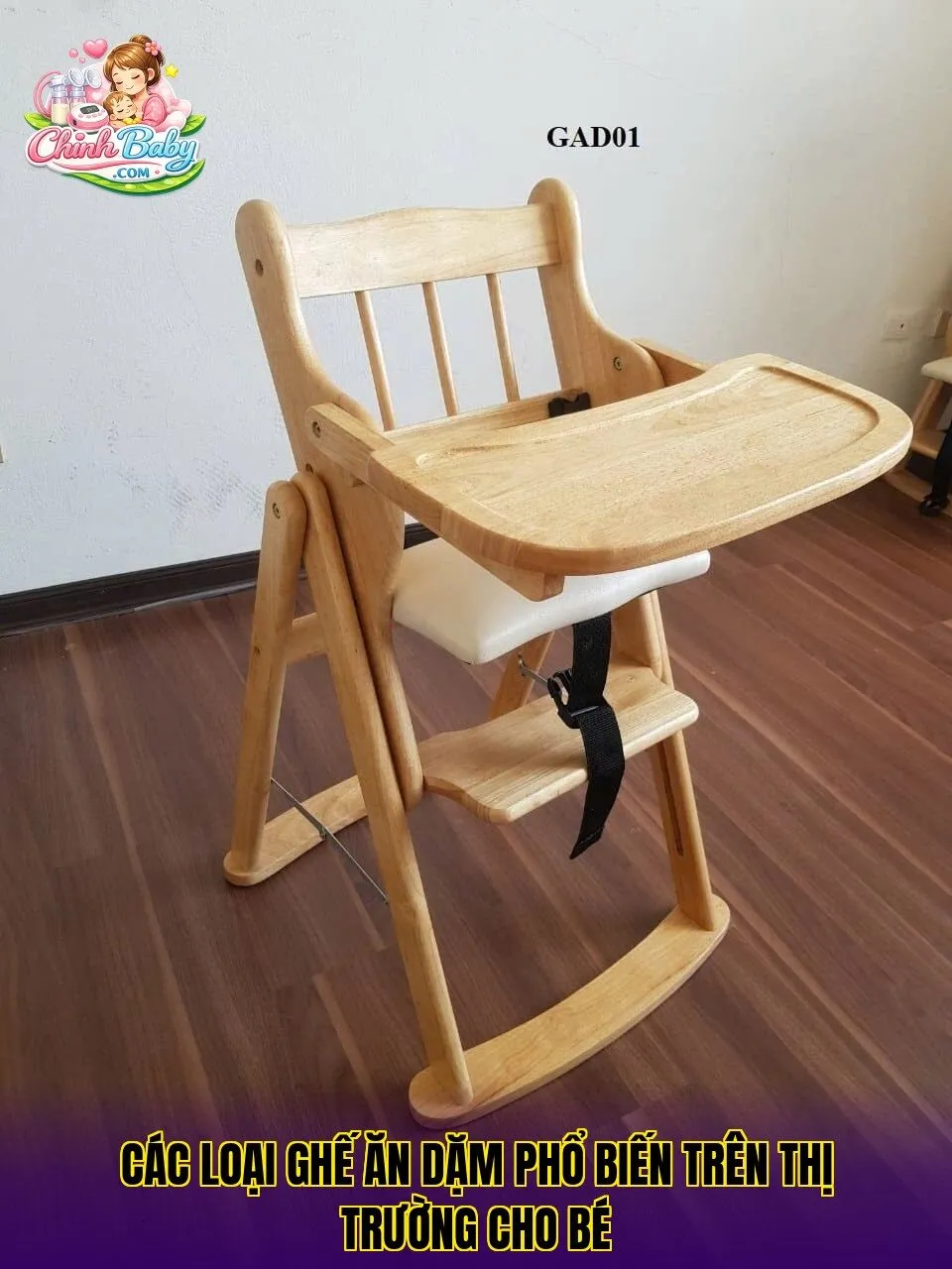 các loại ghế ăn dặm phổ biến trên thị trường cho bé