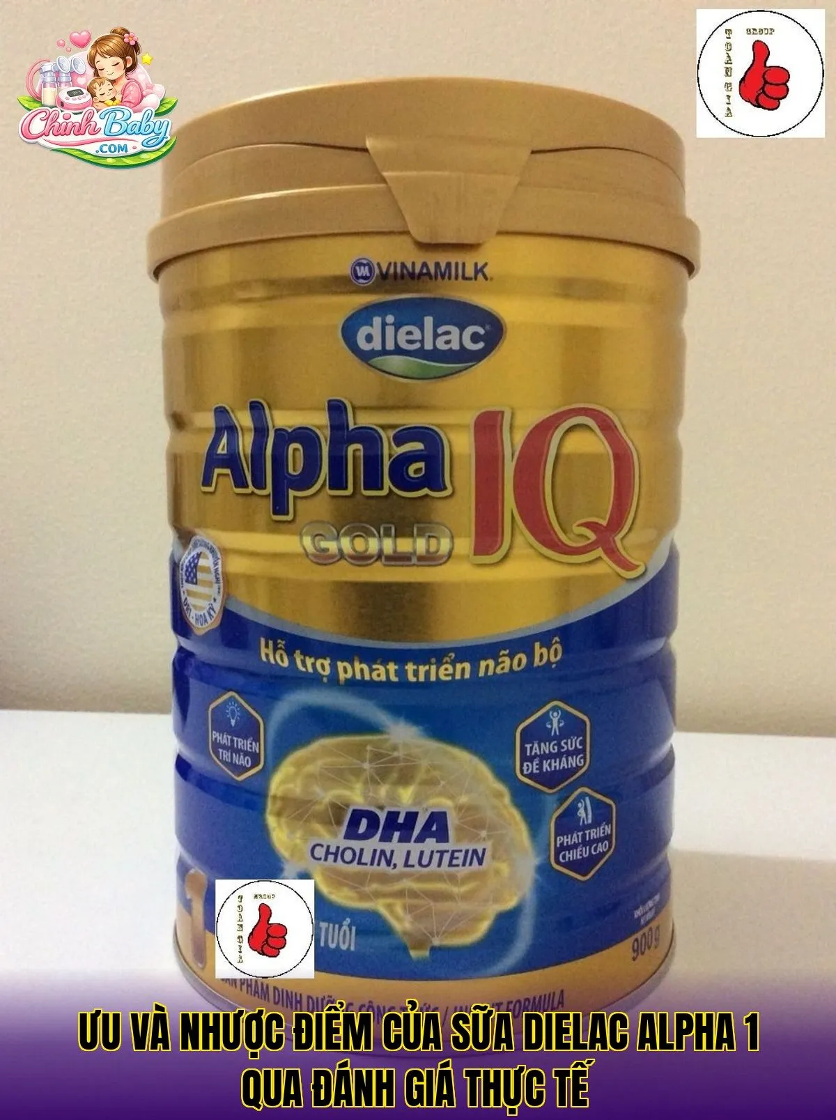 Ưu và nhược điểm của sữa Dielac Alpha 1 qua đánh giá thực tế