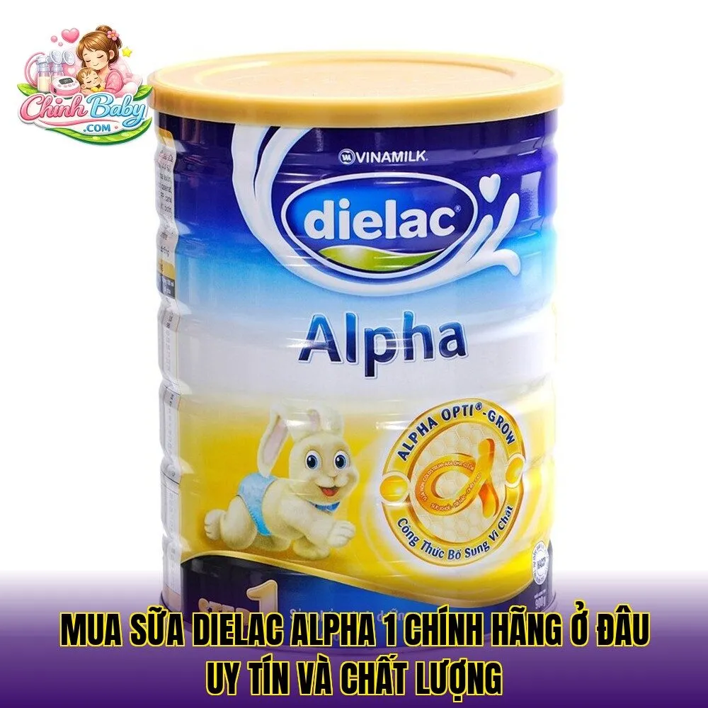 Mua sữa Dielac Alpha 1 chính hãng ở đâu uy tín và chất lượng