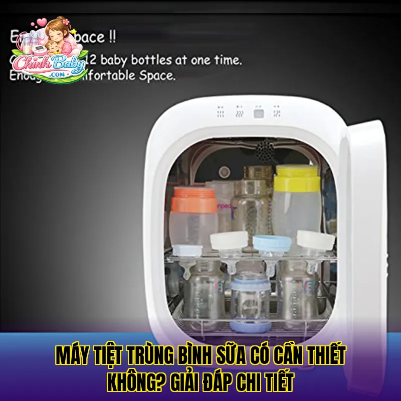 Máy tiệt trùng bình sữa có cần thiết không? Giải đáp chi tiết