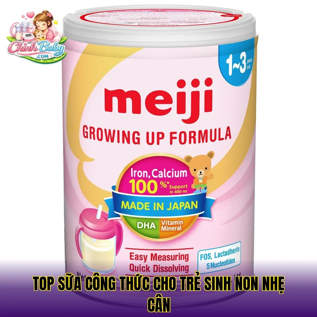 Top sữa công thức cho trẻ sinh non nhẹ cân