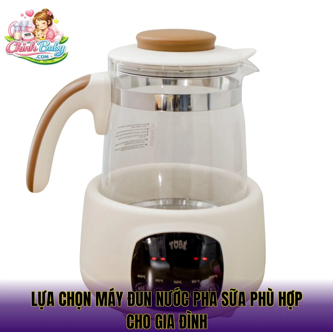 lựa chọn máy đun nước pha sữa phù hợp cho gia đình