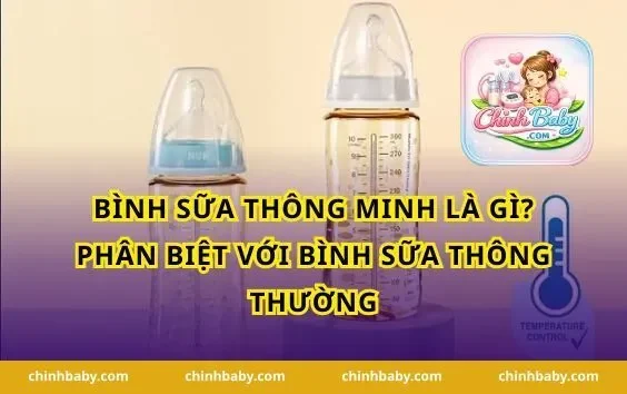 Bình Sữa Thông Minh Là Gì? Phân Biệt Với Bình Sữa Thông Thường